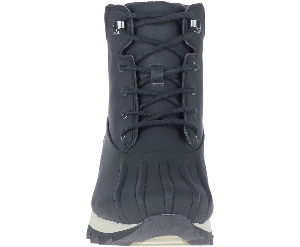 Merrell Boots Black - Alpine Brevig Polar Waterproof - Mens 29YFZSNJD